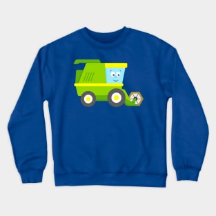 Combine Harvester for Kids Boys Girls Crewneck Sweatshirt